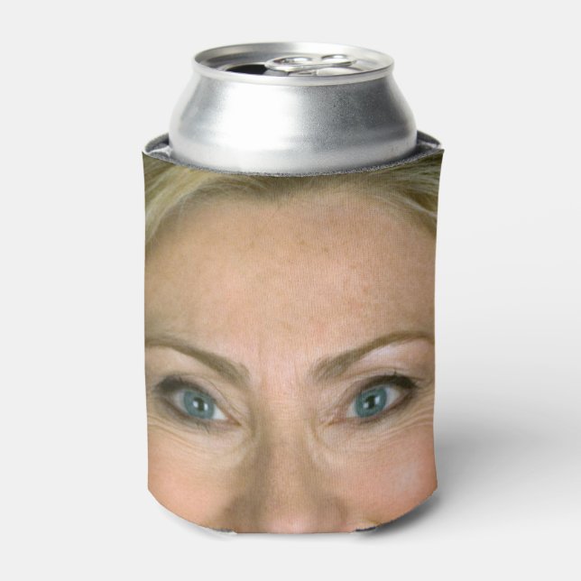 Enfriador De Latas Retrato Oficial de Hillary Clinton (Lata Anverso)