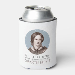 Enfriador De Latas Retrato y cotización de Charlotte Bronte