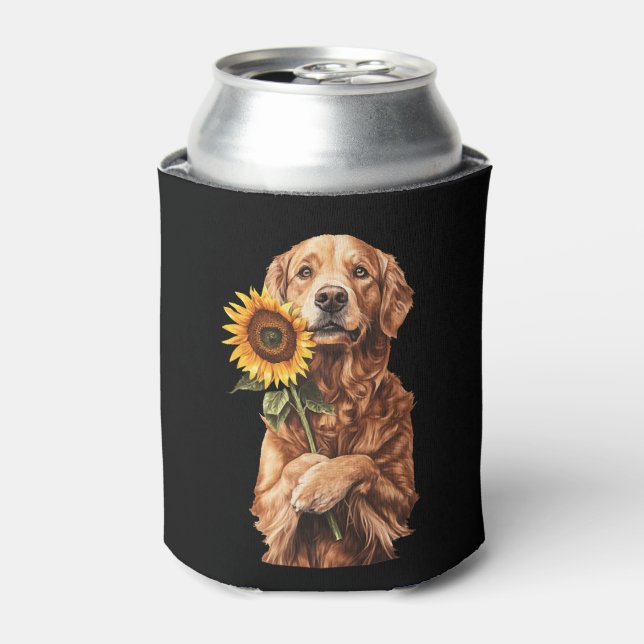 Enfriador De Latas Retriever de Oro    (Lata Anverso)