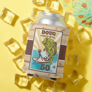 Enfriador De Latas Retro de pesca