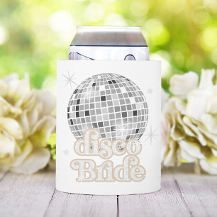 Enfriador De Latas Retro Disco Ball Bridal Shower Disco Novia