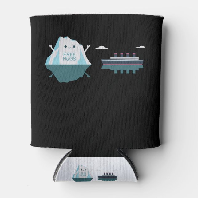 Enfriador De Latas Retro Funny Titanic Iceberg 1912 Cruis Vessel (Anverso)