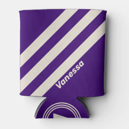 Enfriador De Latas Retro Grapevine Tres bandas con nombre