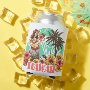 Enfriador De Latas Retro Hawaii