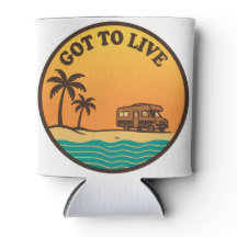 Enfriador de latas Retro Sunset Got To Live - Camp