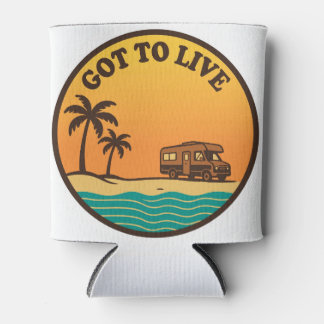 Enfriador de latas Retro Sunset Got To Live - Camp