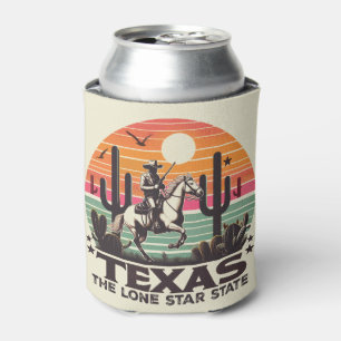 Enfriador De Latas Retro Texas