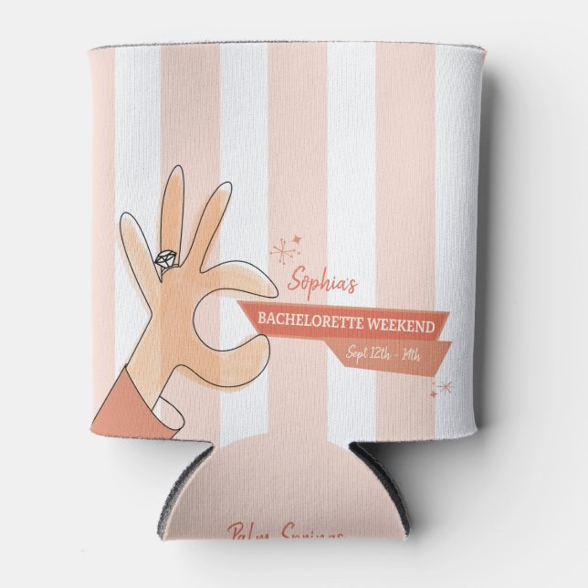 Enfriador De Latas Retro Una Última Bachelorette (Anverso)