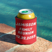 Reunión Familiar Nombre y Fecha Personalizados