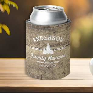 Enfriador De Latas Reunión familiar o viaje   Árboles madereros rústi