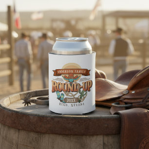 Enfriador De Latas Reunión Familiar Western Round-Up ID1318