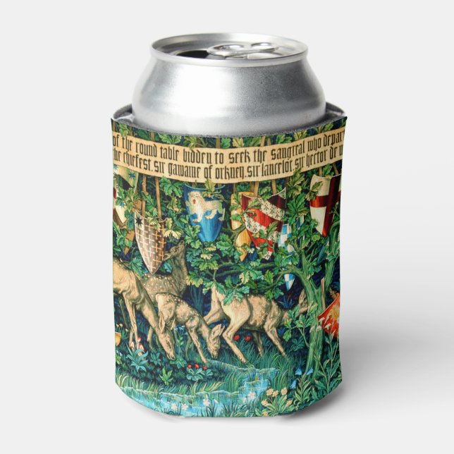 Enfriador De Latas Rey Medieval Arthur William Morris (Lata Anverso)
