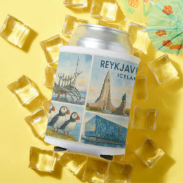 Enfriador De Latas Reykjavik Islandia multivista 