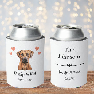 Enfriador De Latas Rhodesian Ridgeback Mascota Boda Lata Enfriadora