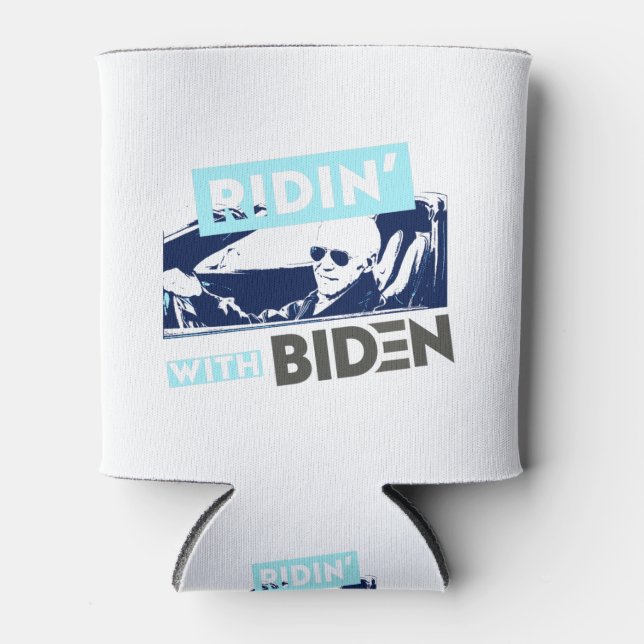 Enfriador De Latas Ridin con Biden (Anverso)