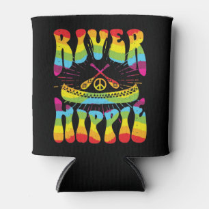 Enfriador De Latas Río Hippie Tie Dye Canoe