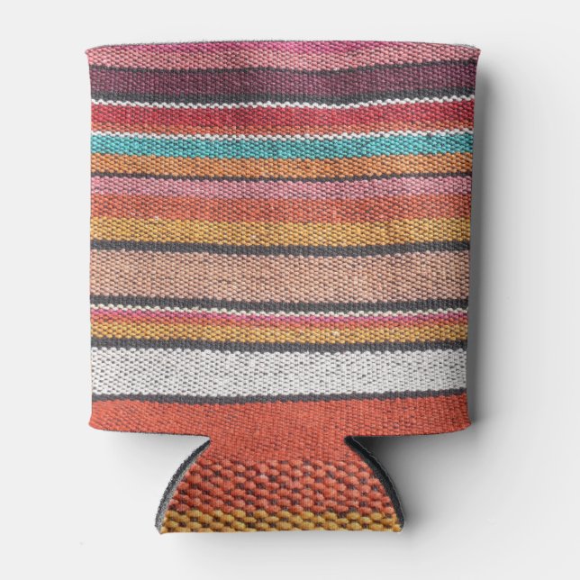 Enfriador De Latas Riqueza de la alfombra: Texturas Peruanas Mexicana (Anverso)