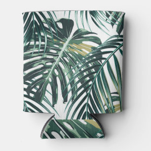 Enfriador De Latas Ritmo de la jungla: Tropical deja flores