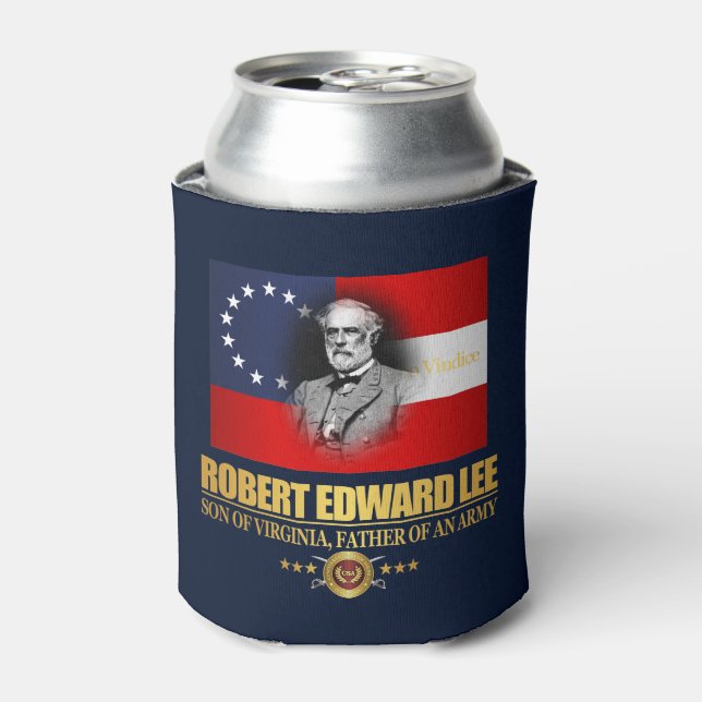 Enfriador De Latas Robert E Lee (Patriota Meridional) (Lata Anverso)