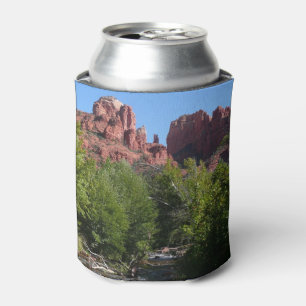 Enfriador De Latas Roca de la Catedral y arroyo en Sedona Arizona