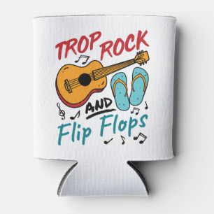 Enfriador De Latas Roca Tropical y Flip Flops
