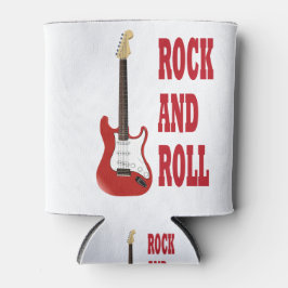 Enfriador De Latas rock and roll guitarra electrica roja