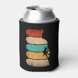 Enfriador De Latas Rock Climbing Retro Hipster Climber Novedad