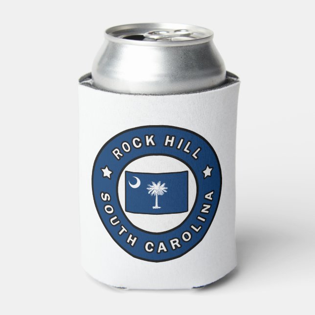 Enfriador De Latas Rock Hill Carolina del Sur (Lata Anverso)
