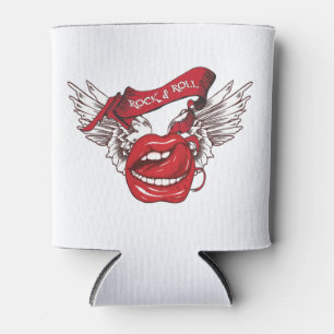 Enfriador De Latas Rock n Roll Angel Lips
