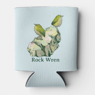 Enfriador De Latas Rock Wren birds Nueva Zelanda