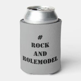 Enfriador De Latas Rockand Rolemodel - Negro editable.