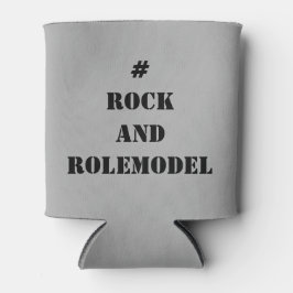 Enfriador De Latas Rockand Rolemodel - Negro editable.