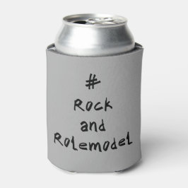 Enfriador De Latas #RockandRolemodel - Negro.