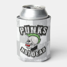 Enfriador De Latas Rockero de Punk Mohawk sin cráneo muerto