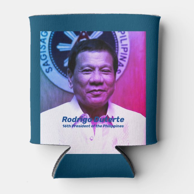 Enfriador De Latas Rodrigo Duterte, 16° presidente de Filipinas (Anverso)