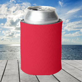 Enfriador De Latas Rojo Cadmio Color Sólido