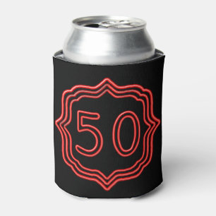 Enfriador De Latas Rojo de neón 50