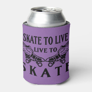 Enfriador De Latas Roller Derby, Skate vivirá para patinar