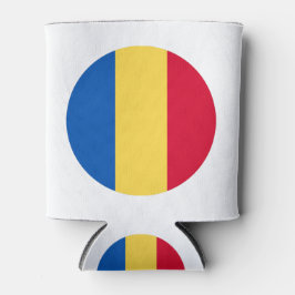 Enfriador De Latas Romania Flag