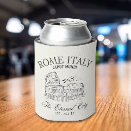 Enfriador De Latas Rome Italy Vintage Landscape Roman Colosseum