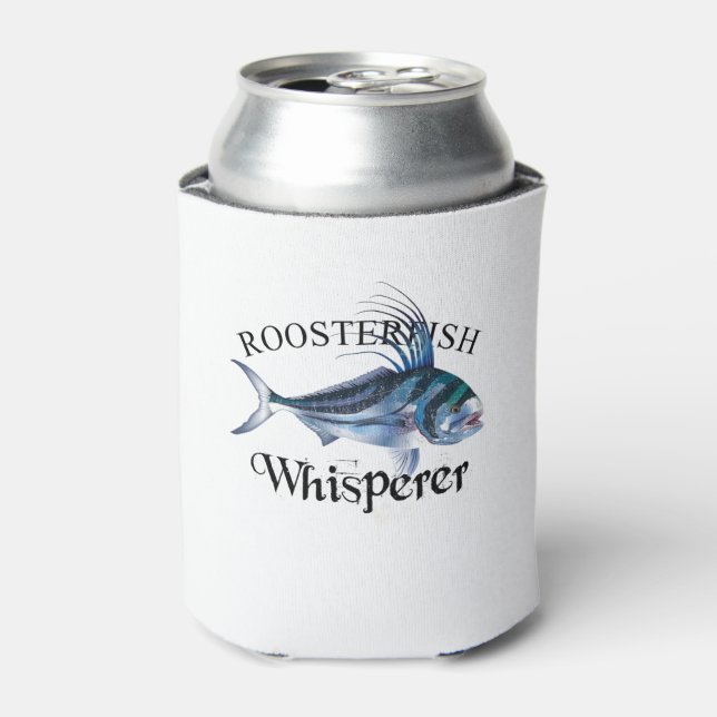 Enfriador De Latas Roosterfish Whisperer color claro (Lata Anverso)