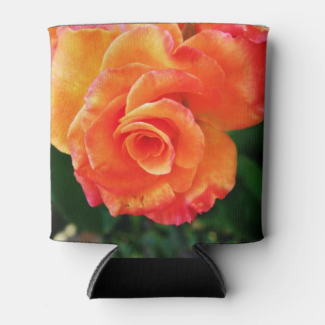 Enfriador De Latas Rosa anaranjada (Anverso)