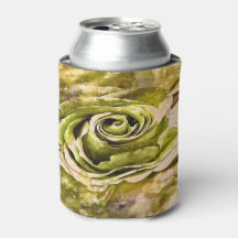 Rosa artístico amarillo y gris