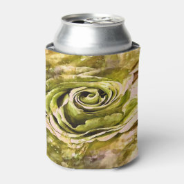 Enfriador De Latas Rosa artístico amarillo y gris