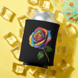 Enfriador De Latas Rosa de arcoiris de largo tamaño-