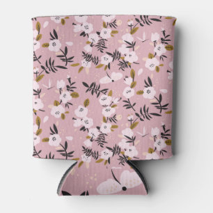 Enfriador De Latas Rosa de la flor del cerezo: primavera tensa