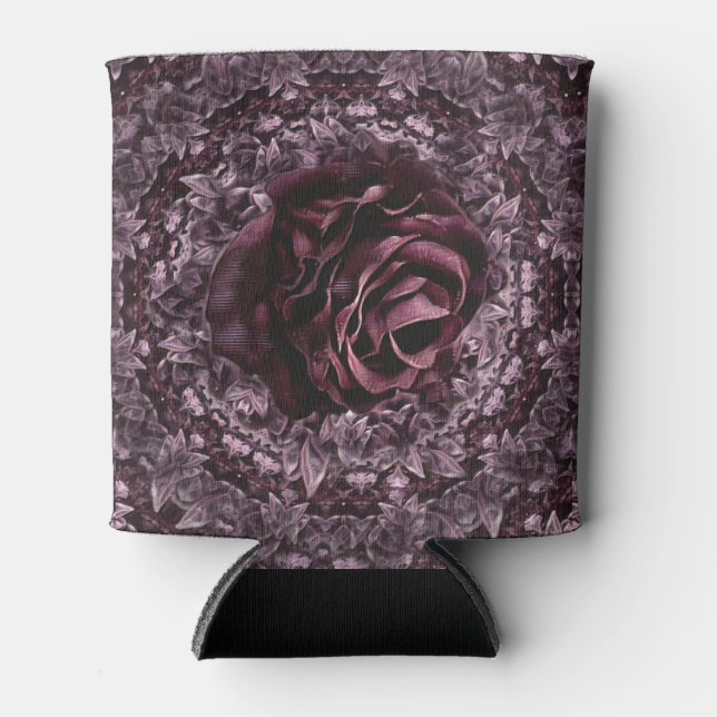 Enfriador De Latas Rosa Mandala (Anverso)