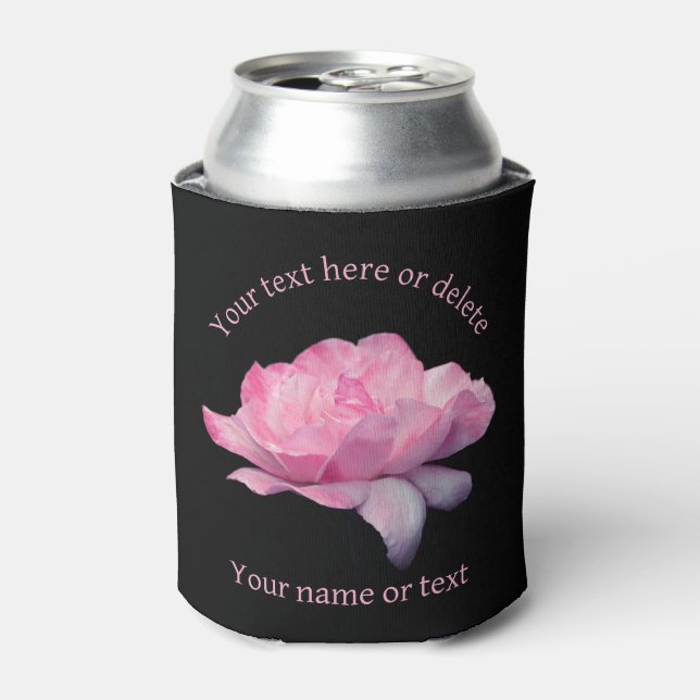 Enfriador De Latas Rosa rosa celestial personalizada (Lata Anverso)