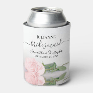 Enfriador De Latas Rosa rosa rosa rosa rosa pálido de Rubor Boda de l