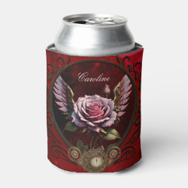 Enfriador De Latas Rosa Steampunk
